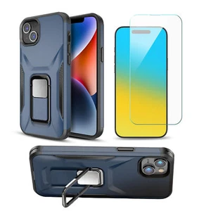 Stealth Armor Case + Szklany ochraniacz do iPhone 16e/14/13 – Dwuwarstwowa obrona - Zdjęcie 1 z 55