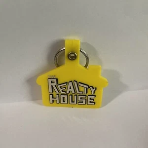 Vintage The Realty House keychain Key Fob house shaped keychain Dayton Ohio - Picture 1 of 7