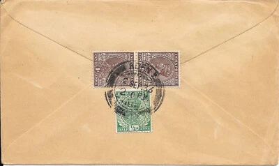 1936 portada comercial a Huddersfield, Inglaterra. 2 1/2 anna cancelado Aden GPO Foto 1 de 2