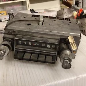 OEM GM 1965 Chevrolet Chevy Impala AM Radio 986099 Untested - Picture 1 of 7