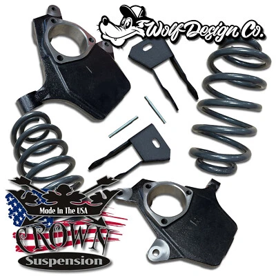 Crown 2015-2020 Yukon Tahoe Suburban 2/4" Kit de caída descendente Husillos Bobinas Foto 1 de 4