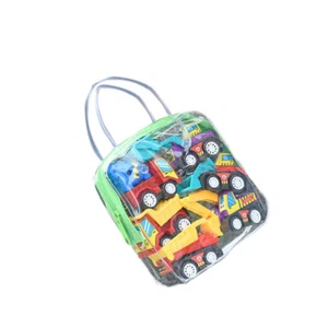 6 Pcs Mold Free Bath Toys Mini Truck Model Car Excavator Cars Creative - Picture 1 of 12
