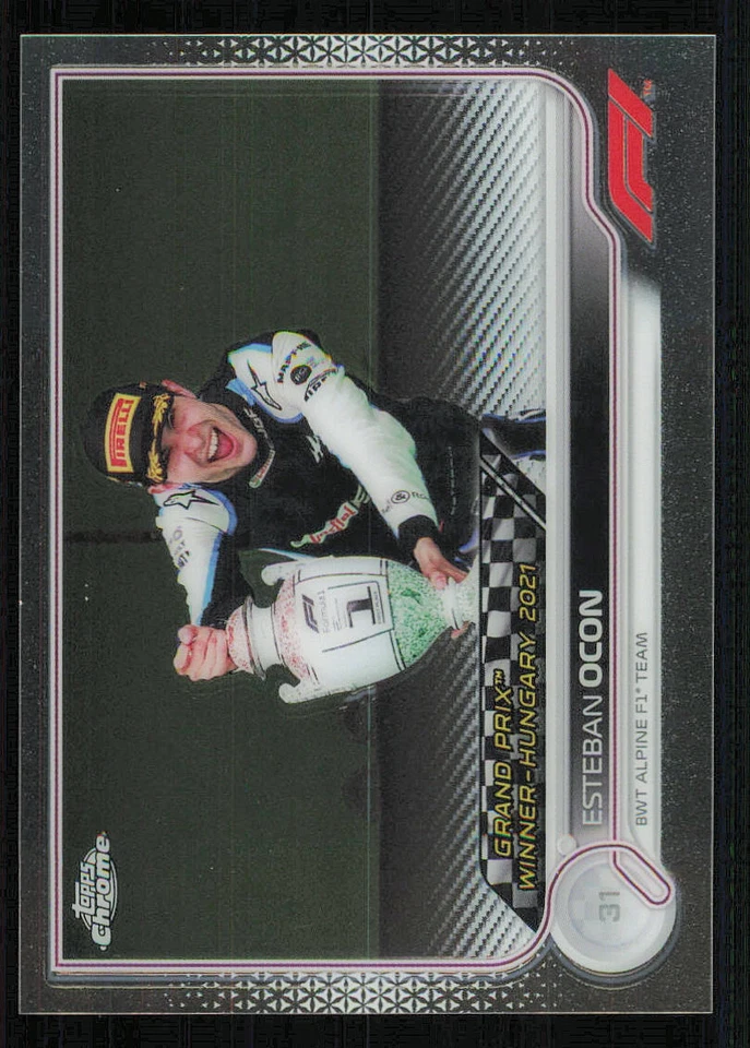 2022 Topps Chrome Formula 1 #161 Esteban Ocon GPW - Image 1 of 2