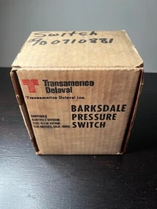 Barksdale 3D1H-H18SS Druckschalter Bereich 0,4-18PSI Druck 60PSI NEU - Bild 1 von 6