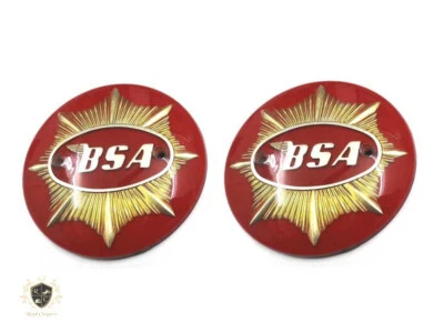 BSA GOLDSTAR DBD32 DBD34 TANQUE GASOLINA GASOLINA DERECHO E IZQUIERDO ROJO | Apto para  Foto 1 de 2