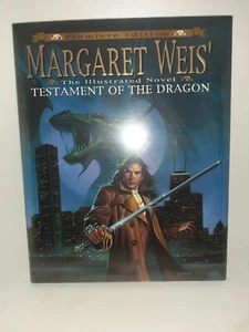 Harper Testament Of The Dragon Illustrated Margaret Weis Hardcover New Unread - Picture 1 of 6