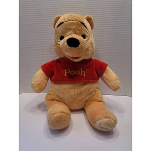 Disney Winnie The Pooh Plush 12" Sewn Eyes Super Soft - Picture 1 of 6