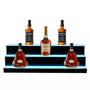 Pantalla de botella de licor iluminada por LED compatible con USB, estante de barra iluminado para el hogar - Imagen 1 de 17