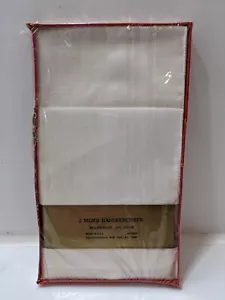 Fazzoletti da uomo vintage confezione da 2 di Sealpackerchief nuovi con scatola nos made in USA - Foto 1 di 5