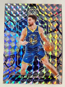 2023-24 Panini Mosaic Klay Thompson #45 Silver Holo Mosaic Prizm NM+ SP Warriors - Picture 1 of 2