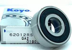 KOYO 6201 2RS C3 DEEP GROOVE BALL BEARING, RUBBER SEALED 12x32x10 mm - Picture 1 of 5