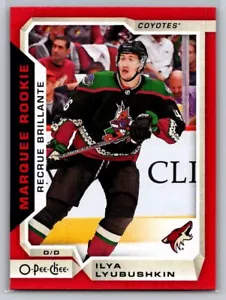 2018 O-Pee-Chee #615 Ilya Lyubushkon Marquee Rookie Rosso - Foto 1 di 2