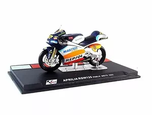 APRILIA RSW 125 #22 IXO ALTAYA 1:24 DIECAST COLLECTOR'S MOTORCYCLE MODEL , NEW - Picture 1 of 12