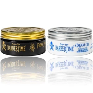 BARBERTIME Hair Styling Pomade Wax | Fiber Spider Pomade Wax + Cream Gel 150 ml - Picture 1 of 23