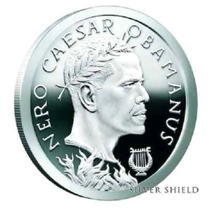 2016 1 oz .999 Proof - 7 Sins of Obama Series Obamanus - Only 900 Minted - Rare  - Picture 1 of 5