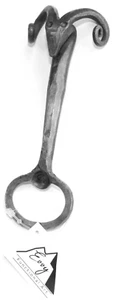 Rams Head Hand Forged Iron Beer Bottle Opener by Evvy - Picture 1 of 5