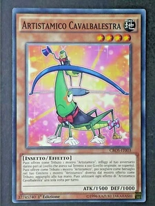Carta YUGIOH-Artistamico Cavalbalestra-CROS-IT003-ITA-EX-Common 1.Ed - Imagen 1 de 1