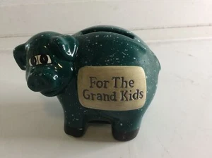 For The Grand Kids Magnetic Piggy Bank - Picture 1 of 2