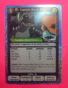 Monster Rancher Captain Black Dino Holo Card Rare 1st Edition 33/99  - Bild 1 von 2