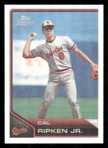 2011 Topps Lineage Cloth Stickers #TCS6 Cal Ripken Jr. - Picture 1 of 2