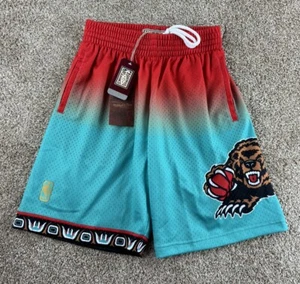 Vancouver Grizzlies Shorts Men's Small Mitchell & Ness Fadeaway Swingman NWT - Picture 1 of 11