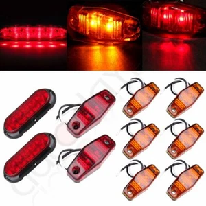 Trailer LED Light kit, Flange Mount Red Stop Turn Tail, Utility, Marker,Screws - Picture 1 of 12