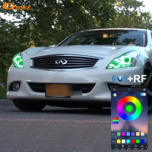 Para INFINITI G25 G35 G37 Q40 Multicolor RGB LED Ojos de Ángel Kit Bluetooth APP - Imagen 1 de 18