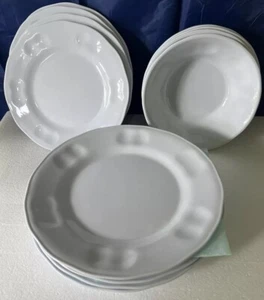 Tommy Bahama 12 PC WHITE Melamine Dishes Set Large Salad Bowls Brand NWOB - Picture 1 of 4