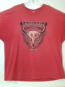 Vintage Sturgis Black Hills Rally Motorcycle Biker South Dakota T-Shirt XXL - Picture 1 of 12