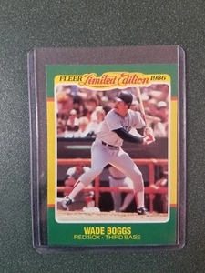 1986 Fleer Limited Edition #4 -- Wade Boggs -- Red Sox - Picture 1 of 1