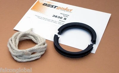 Juego de juntas de cojinete principal trasero MEJOR GOMA para Hudson Hornet 308 Big Six/6 1955-1956 Foto 1 de 3