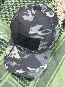 Sombrero con 3 áreas de bucle para parches correa de gancho y bucle totalmente ajustable - Imagen 1 de 2