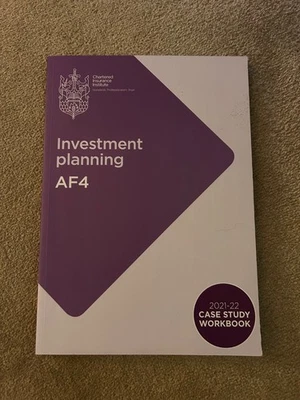 AF4 Case Study Workbook Chartered Insurance Institute - Image 1 of 2