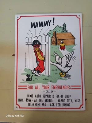 Dixie Auto Repair &  Fix-it Shop Metal Sign - Image 1 of 2