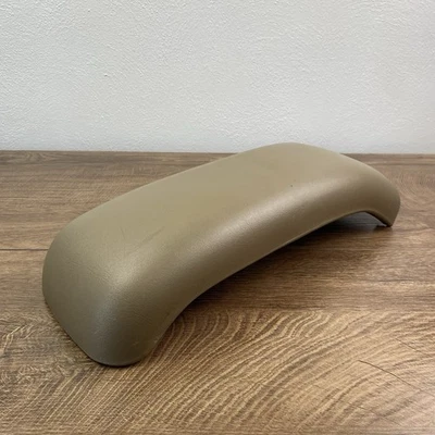 1997-2004 Oldsmobile Bravada Curved Center Console Tan Armrest Top Lid OEM - Image 1 of 4