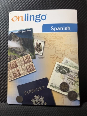 ONLINGO Spanish Level 2 CD-ROM Online Spanish + Audio CD's Learning Guide  - Image 1 of 4