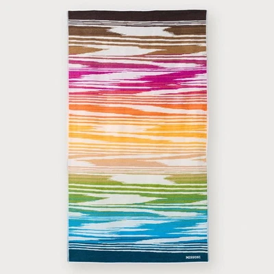 Missoni Home Beach towel in sponge 100x180 FIAMMETTA 100 - Image 1 of 4