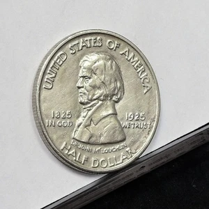 1925 Hudson Bay Ft. Vancouver Commemorative Silver Half Dollar - BU (#60523-L) - Picture 1 of 8