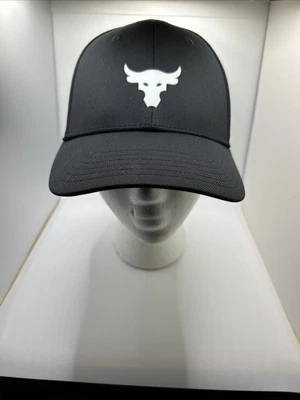 Under Armour x Project Rock Snapback Hat Cap Black Womens New - Image 1 of 4