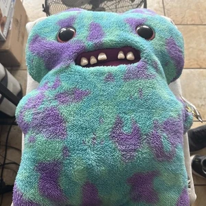 Fuggler Big Bigg Fugg Colorful Teeth Multi Color Tie Dye 18" Large Plush Screech - Picture 1 of 7