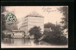 CPA Etréchy, L´usine de Vaux - Picture 1 of 2