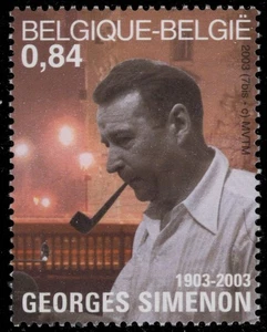 BELGIUM 1955 - Georges Simenon "Writer" (pc35953) - Picture 1 of 1