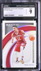 2022 Immaculate Collegiate Silver- Trae Young /49 CGC 9 MINT – Top Pop 1/1! - Picture 1 of 2