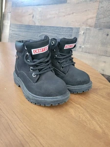 Kleinkind 6c Craftsman Tom schwarz wasserdicht elegante Stiefel - Bild 1 von 7