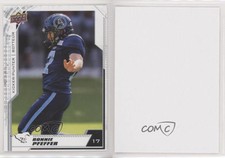 2020 Upper Deck CFL Blank Back Ronnie Pfeffer #154