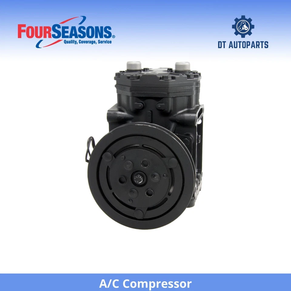 Compresor de aire acondicionado International 9100 SBA 1998-1999 4 estaciones Foto 1 de 4