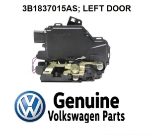 Genuine Volkswagen 3B1837015AS Driver Side Motor Lock Latch Actuator Assy - Picture 1 of 1