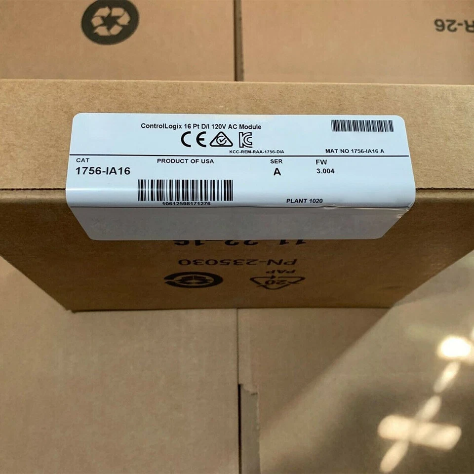 1PC Brand New in Box Sealed 1756-IA16 ControlLogix 16 Pt D/I 120V AC Module - Image 1 of 1