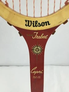 Wilson Tony Trabert Capri Speed Flex Holz Tennisschläger 4,75" Grip Racket - Bild 1 von 1