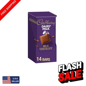 Individually Wrapped DAIRY MILK 14 Count Milk Chocolate Bars - Kosher Delight - Picture 1 of 9